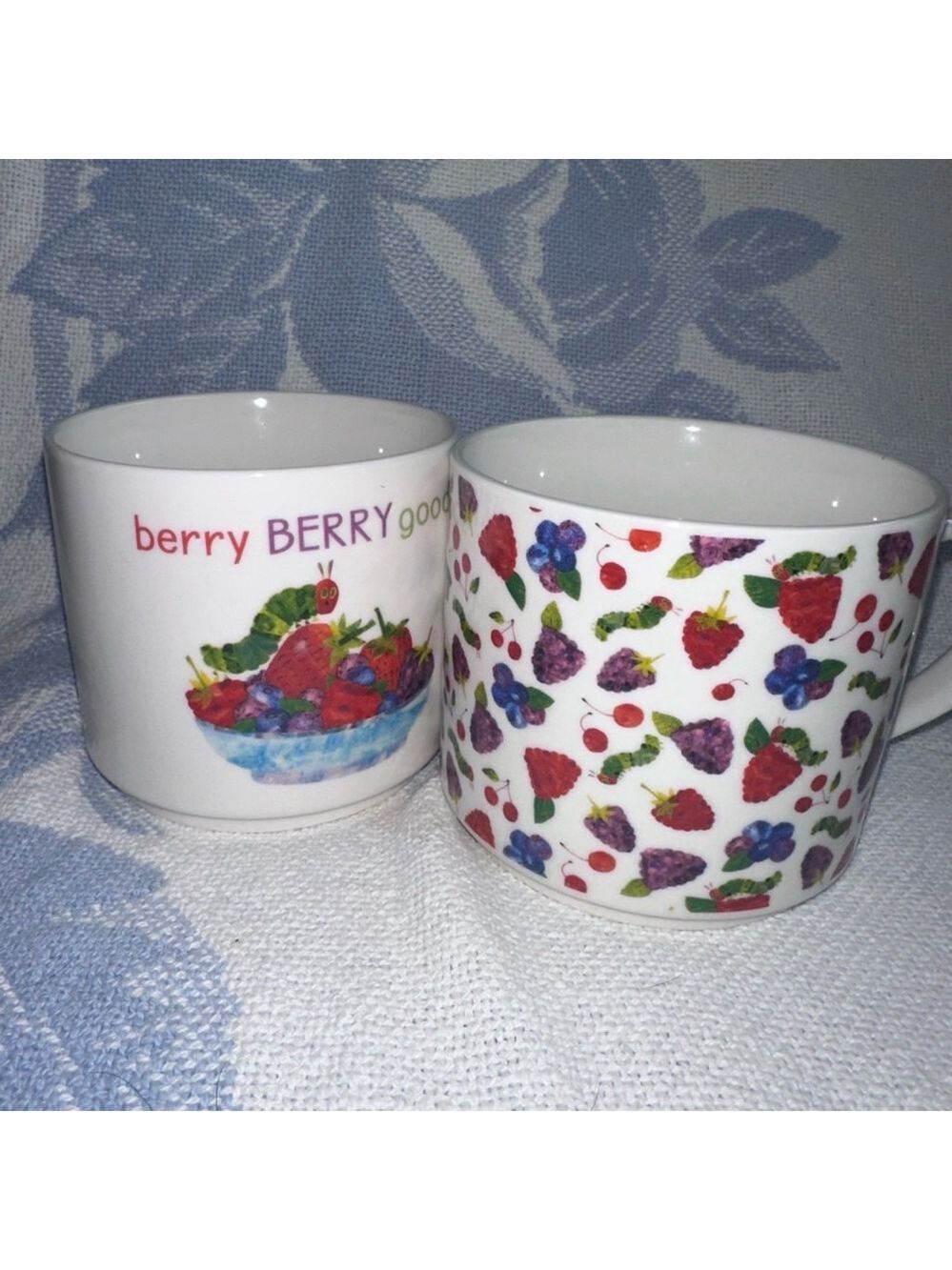 NWOB World of Eric Carle Very Hungry Caterpillar Stackable Coffee Mug Set Of 2